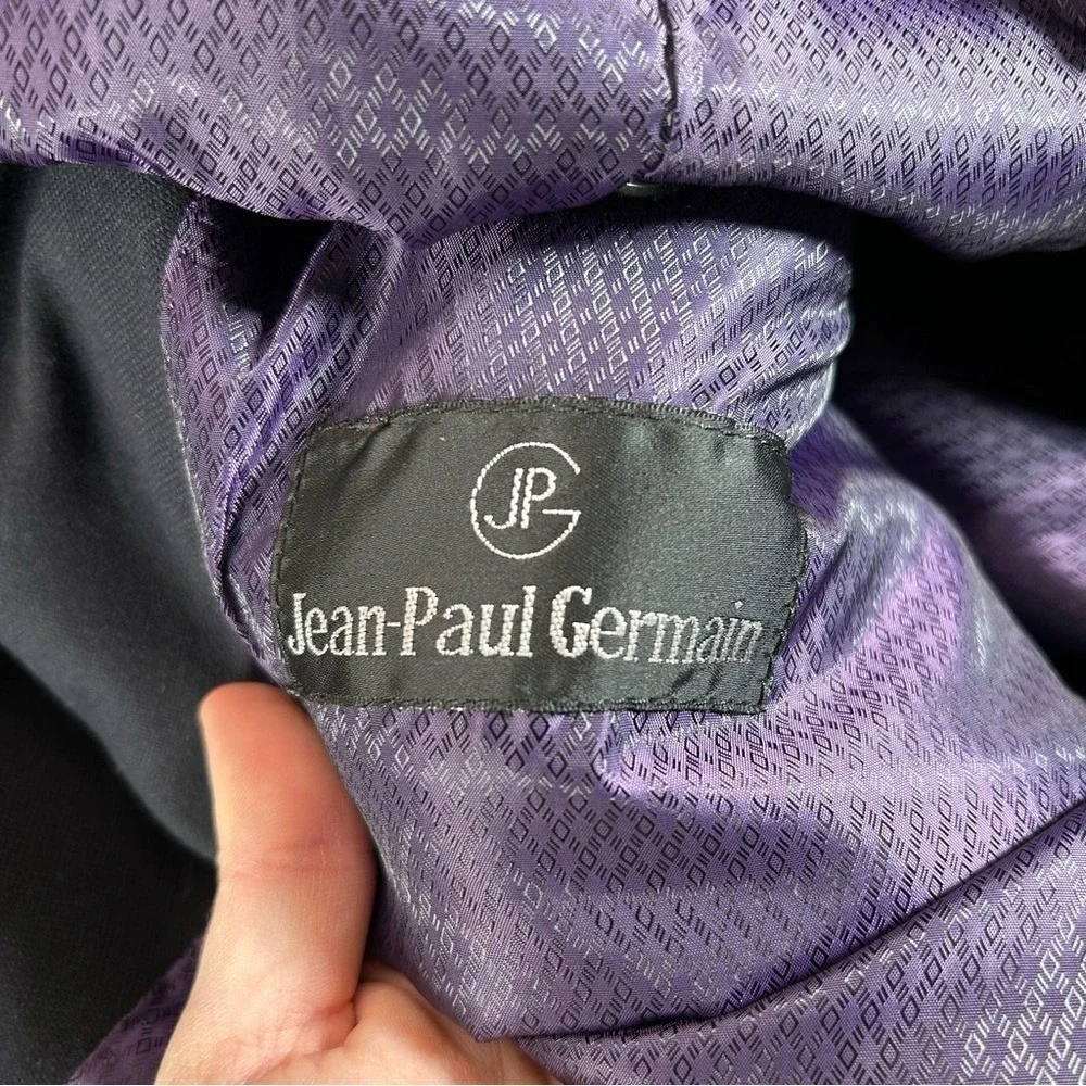 Jean Paul Germain Blazer Mens 50 Black Sports Coat Business Casual Designer Lux